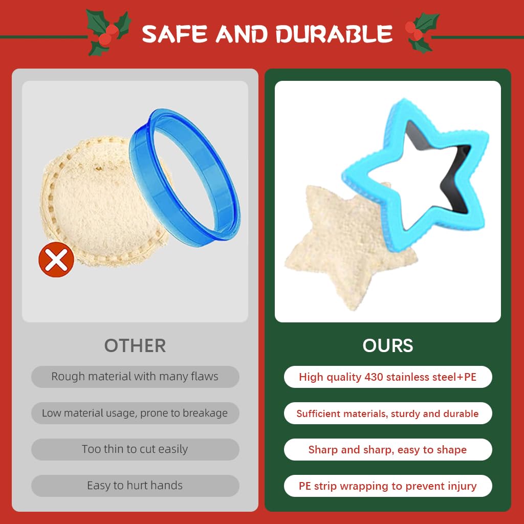 HASTHIP Christmas Cookie Cutters HASTHIP Christmas Cookie Cutters